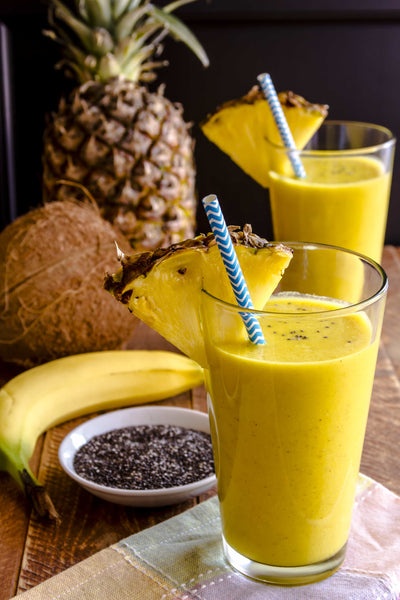 Turmeric "booster" smoothies